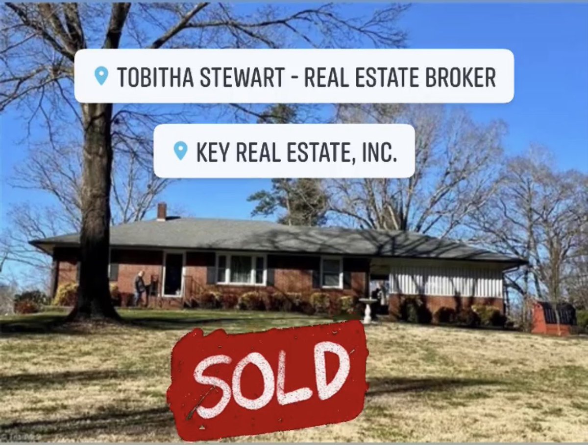 TobithaStewart's tweet photo. 🔥SOLD🔥
May your walls know joy, May every room hold laughter and every window open to great possibilities!  🔑🏡Thinking of Buying or Selling Real Estate, call me today!🏡🔑
#tobithastewartrealestate #keyrealestate #YourRealtorForLife #IAmTheKeyToTheHomeOfYourDreams https://t.co/As4ED71OvP