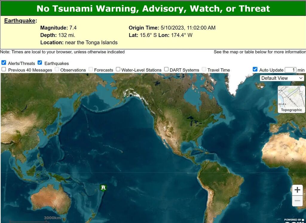 jayapura_'s tweet photo. Gempa bumi dengan magnitudo 7.4 mengguncang Tonga, di kawasan Polynesia, Pasifik Selatan.
Badan Meteorologi setempat menyatakan tidak ada potensi tsunami dari gempa yang terjadi pada 07.02.00 WIT..
.
#IKKJ #IKKJS #infopapua #infojayapura #infosentani #i… https://t.co/euSGooUeRH https://t.co/l7SsY4mTBD