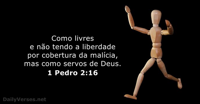 dailyverses_pt's tweet photo. 1 Pedro 2:16 - https://t.co/2uALah1QJP https://t.co/3CiMEZ126P
