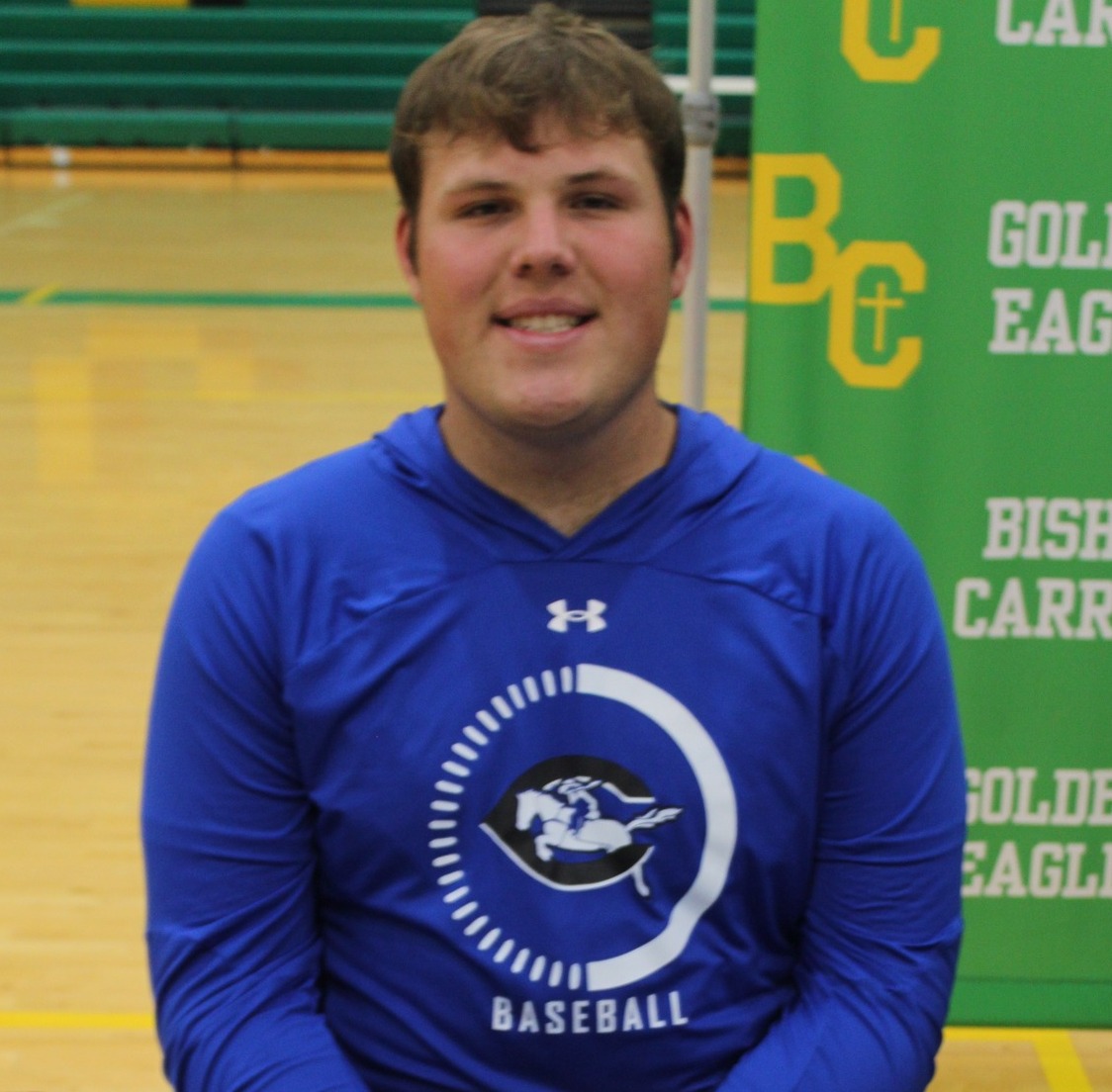 VypeKS's tweet image. Huge day at Bishop Caroll today for the Service Body Shop Dotted Line Tour! Congrats to Peyton Newell-Crowder CC-Baseball, Sam Duling-Labette Community College-Wrestling, Keaton Hansard-Fort Hays State-Track/Field, Landon Forbes- Fort Hays State-Basketball