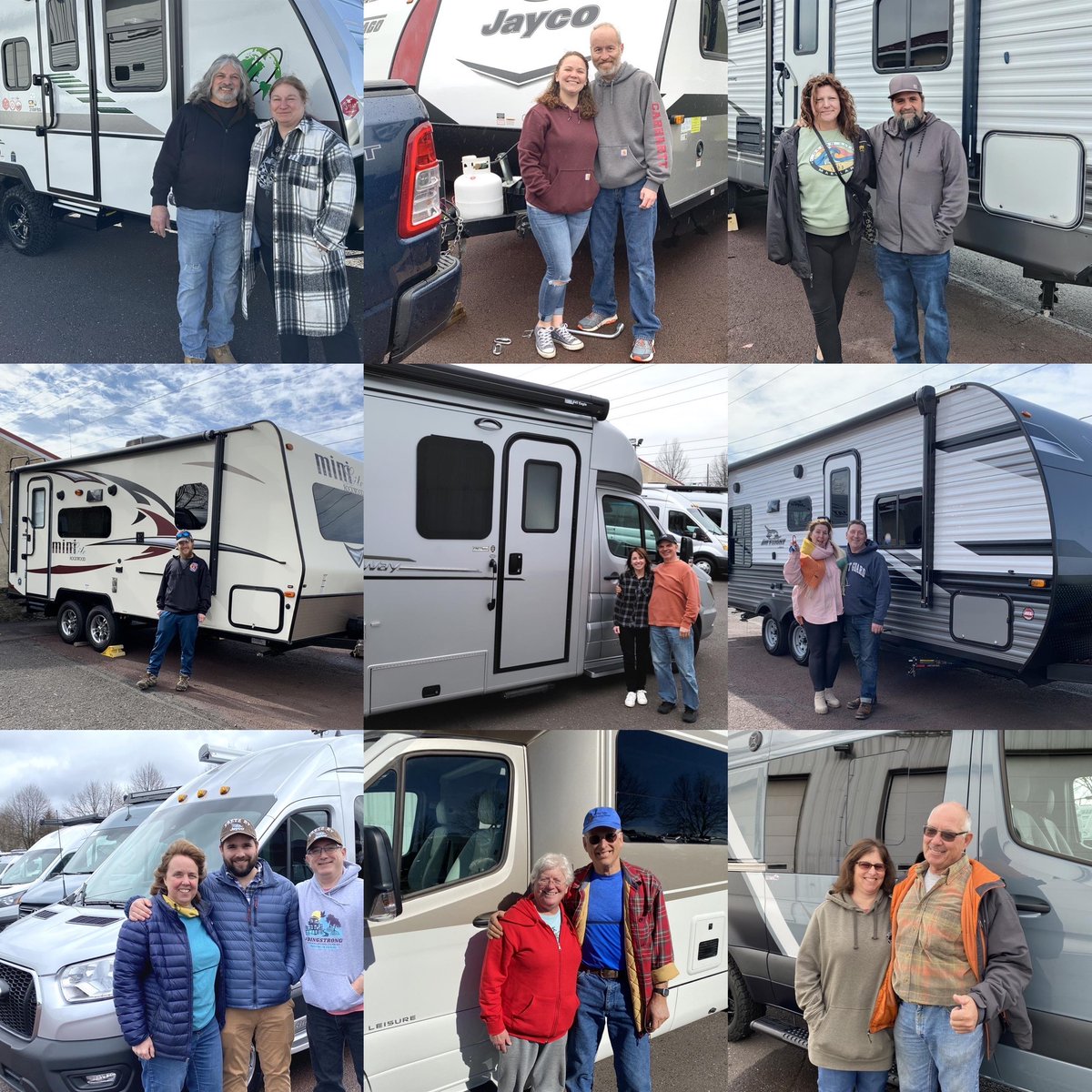 FretzRV's tweet photo. Spring 2023 happy campers (1/2)!!! πππ·π
#fretzrv #rvforsale #rvsforsale #rvdealerships #rvlife #roadtrips #traveltrailer #motorhome #camping #rvsnearme #ilovervs #rvdealer #rvdealersnearme #springrv https://t.co/fhgQA5dbij