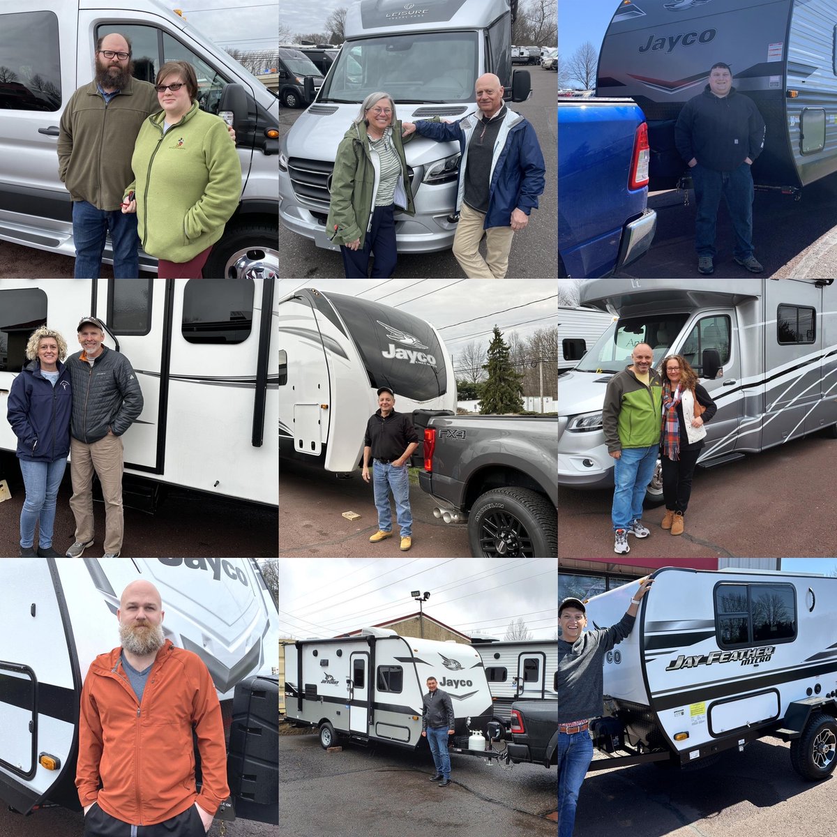 FretzRV's tweet photo. Spring 2023 happy campers (1/2)!!! πππ·π
#fretzrv #rvforsale #rvsforsale #rvdealerships #rvlife #roadtrips #traveltrailer #motorhome #camping #rvsnearme #ilovervs #rvdealer #rvdealersnearme #springrv https://t.co/fhgQA5dbij