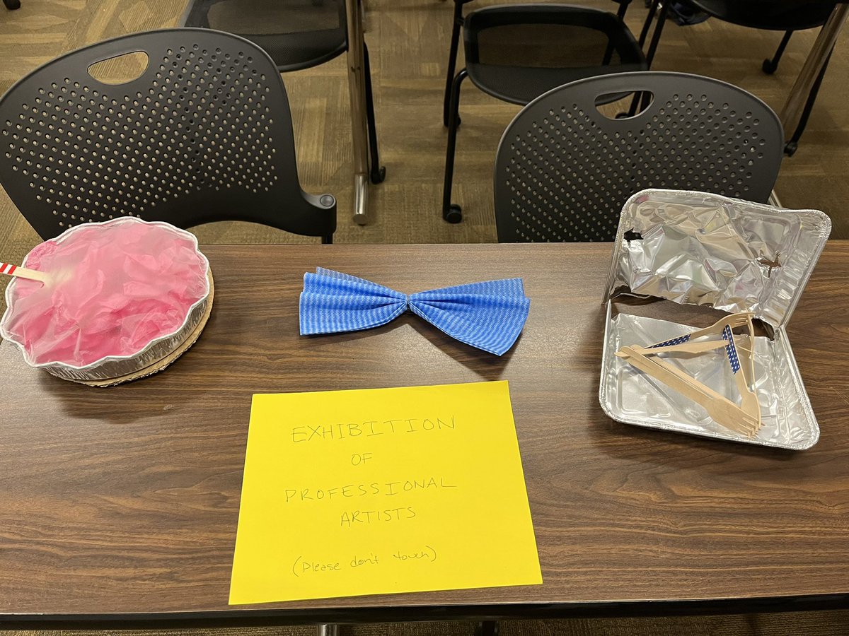 VisualStudiesNU's tweet image. Today in ARTH3000 we experienced Tatlin’s ‘culture of materials’ by creating objects using materials based on their intrinsic properties. We left the objects in the classroom, titled ‘exhibition of professional painters’, just like Tatlin titled his room in the 0.10 exhibition!