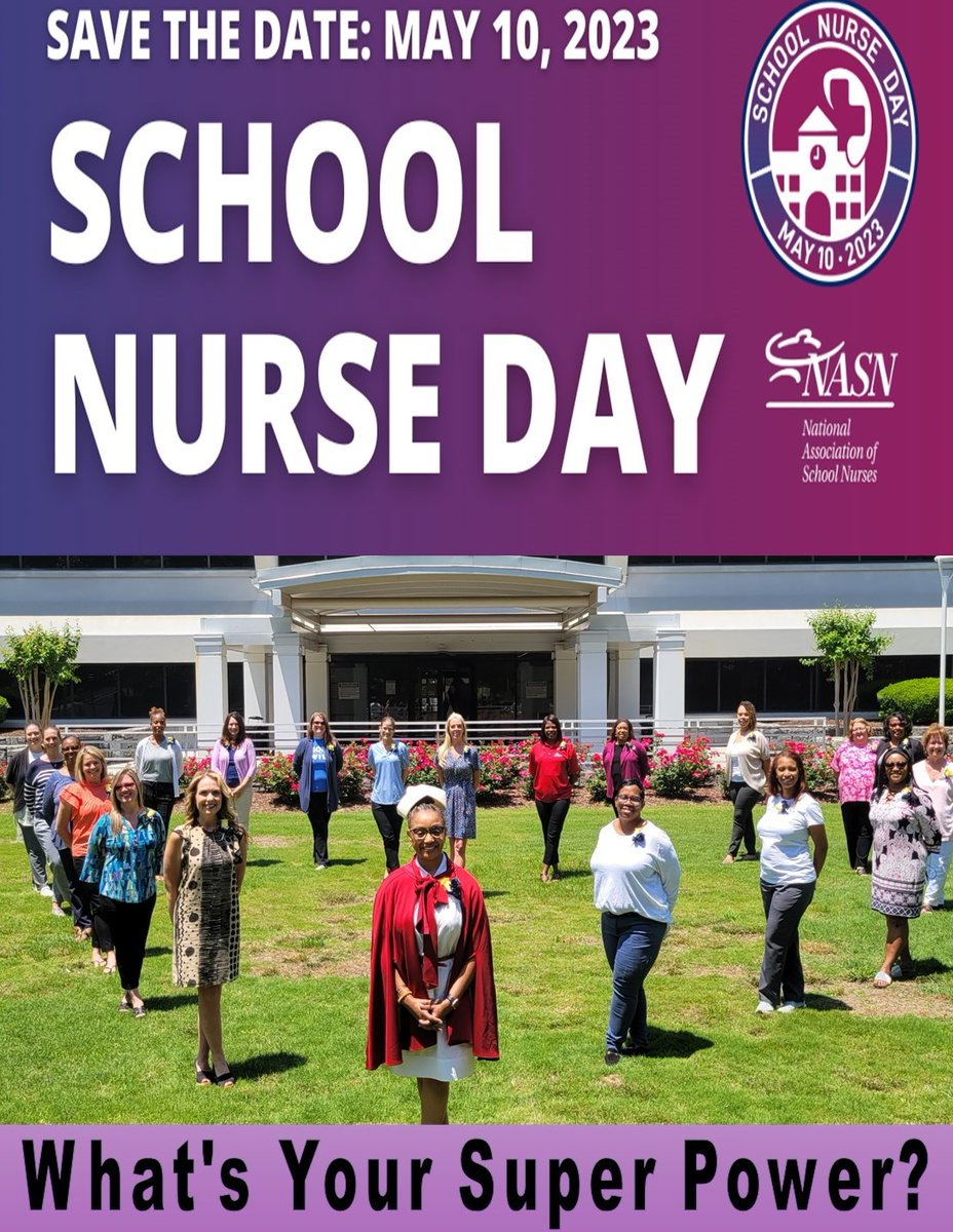 The National Association of School Nurses said it best, #Schoolnurses are critical to all aspects of #studenthealth! Today is National School Nurse Day! Celebrate and advocate for a #nurseineveryschool #SND2023 schoolnurseday.org. Best Team Ever! <a href="/fcsnurses/">DHS-FCS</a>