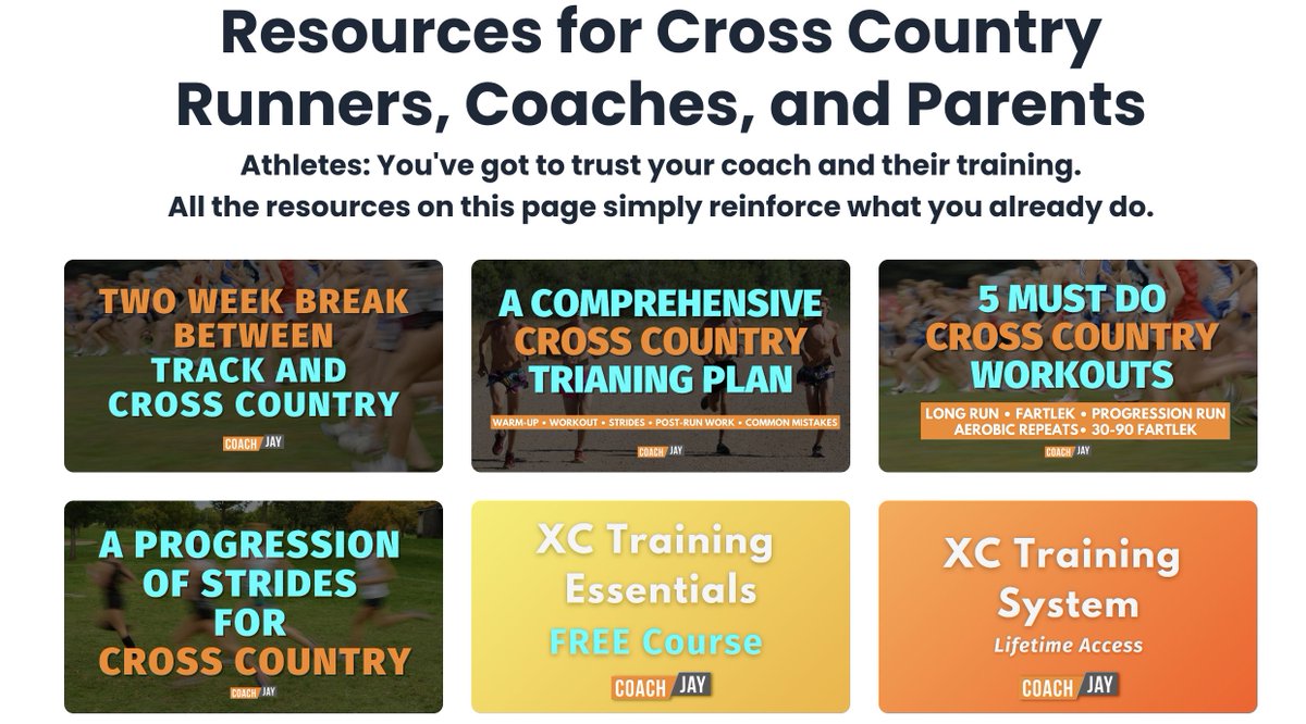 coachjayjohnson's tweet photo. I'll be updating the Cross Country Resources page in the coming weeks, and, it's a great resource today. Check it out when the track season is over!

https://t.co/ov9LrgrKau https://t.co/RAUcuF2Zks