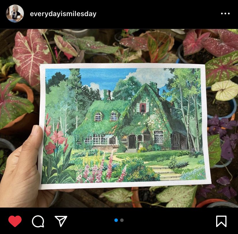 Milesgoodday's tweet photo. #studioghibli 
#kiki 
#paintwithme 
#watercolor 
#anime 
#魔女の宅急便 
#スタジオジブリ https://t.co/ma39CvhC6L