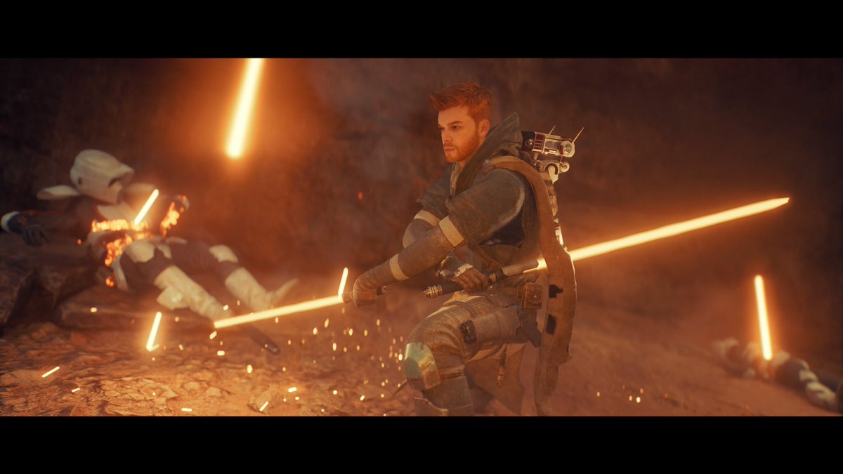 Megabrites's tweet photo. Finally got an action shot wrecking some Emps!!!! #JediSurvivor #StarWarsJediSurvivor #PS5Share #PSshare https://t.co/2opMNO6zbg