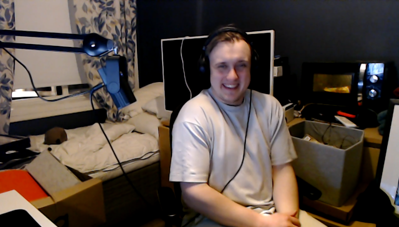 he put a microwave in his room