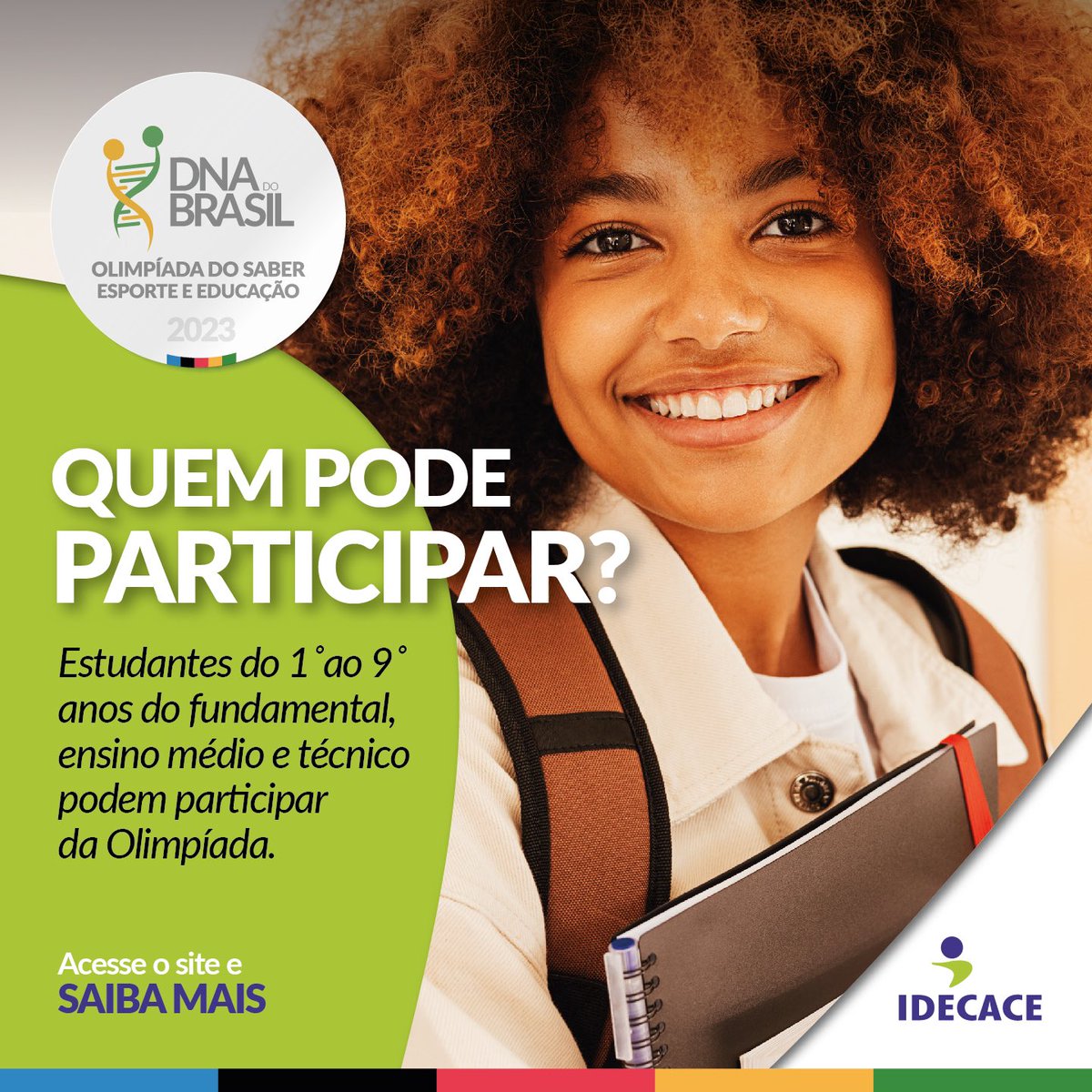 olimpiada_see's tweet photo. 🥇Com a Olimpíada do saber esporte e educação, estudantes do 1º ao 9º anos do Ensino Fundamental e estudantes do Ensino Médio (ou Técnico), desde que não estejam matriculados em algum curso superior, poderão mostrar seu talento. 

Acesse o site para mais informações. https://t.co/0ExPgXgzdh