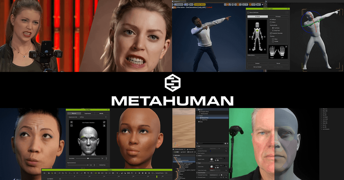 EscatUninter's tweet image. MetaHuman Animator es la nueva herramienta de Unreal Engine.
Esta nueva tecnología llamada MetaHuman Creator es capaz de crear personajes humanos con calidad fotorealista.
#ESCAT #UninterMás #UninterTeConecta #Animación #Diseño
