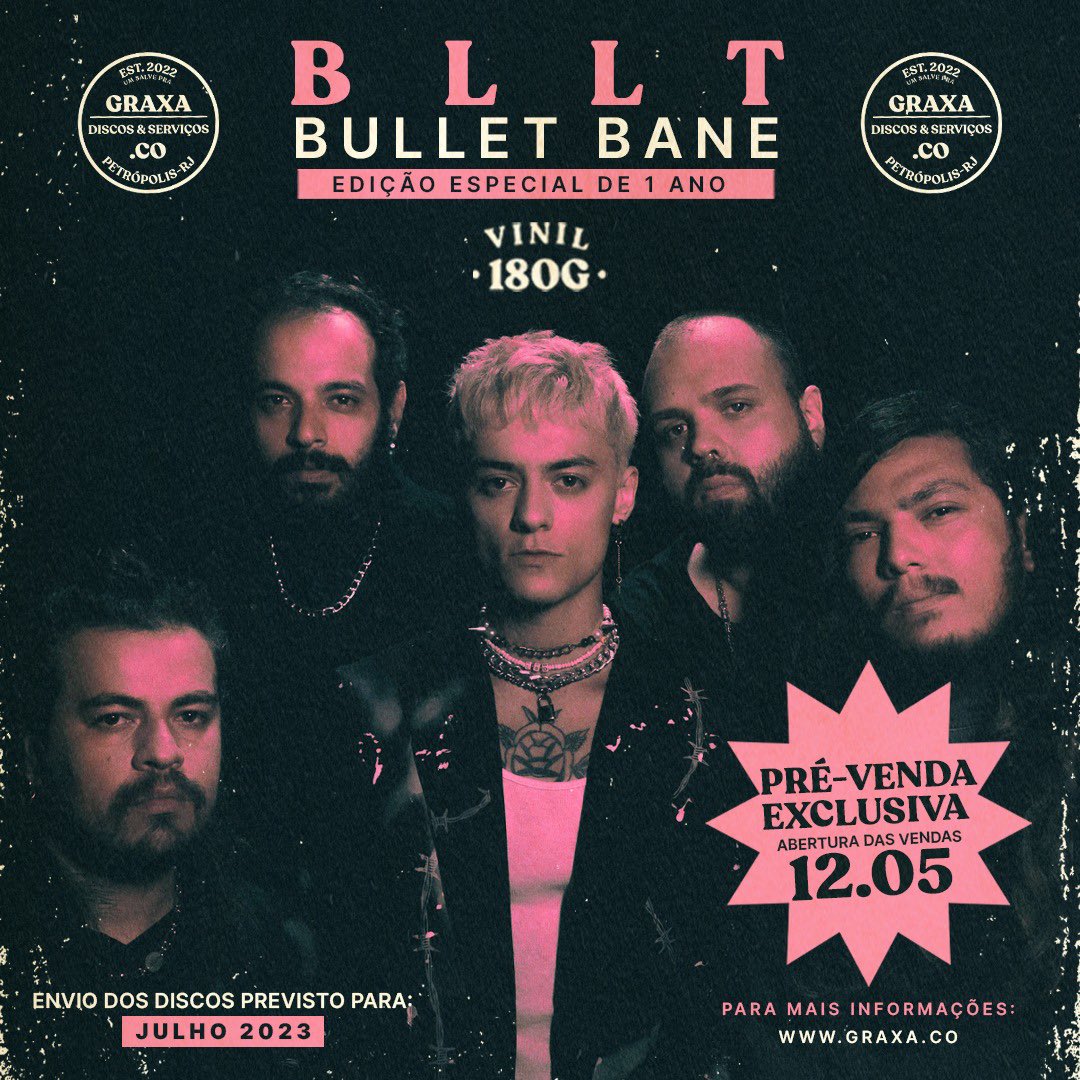 Eu disse que tinha surpresa e começa agora:

“BLLT” EM VINIL: sexta-feira. Espalhem. ❤️‍🔥