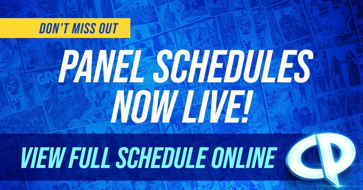 Comicpalooza's tweet photo. ATTN! The #CP2023 schedule is now live on our website! Wondering when your favorite celeb will have a Q&amp;A or when you can play Ultimate Werewolf? Our handy dandy online schedule will allow you to search for panels and save your favorites! Schedules: https://t.co/Nw6gRnap86 https://t.co/R82WlEjcaB