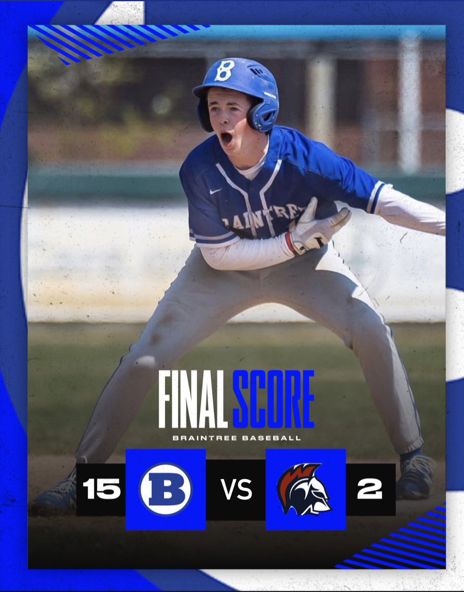 BraintreeWamps's tweet image. BASEBALL FINAL ⚾️

Jr. Jake Joyce with a 2 run home run

@sports_ledger @BostonHeraldHS @btreebaseball