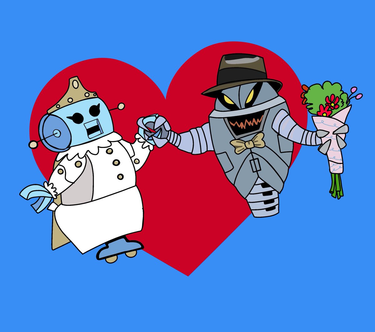 For #mastersofspring2023 

Prompt: 💥The Jetsons ⚔️ 🛸 

💥Rosey and Hover get hitched! 💒 

Mrs and Mr Robot! 

By @Brooksidefilms 

@motudrawing #motudrawingchallenge #thejetsons #heman #mastersoftheuniverse #hoverrobots #robots #cartoons #scifi #80s #80scartoons