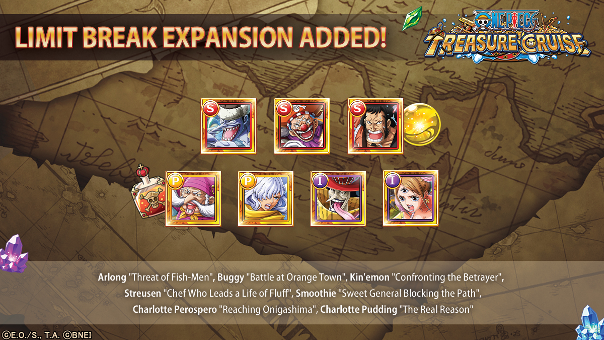 One Piece US on Twitter "RT ONE_PIECE_TC Limit Break Expansion added! 🗝️ Check out which