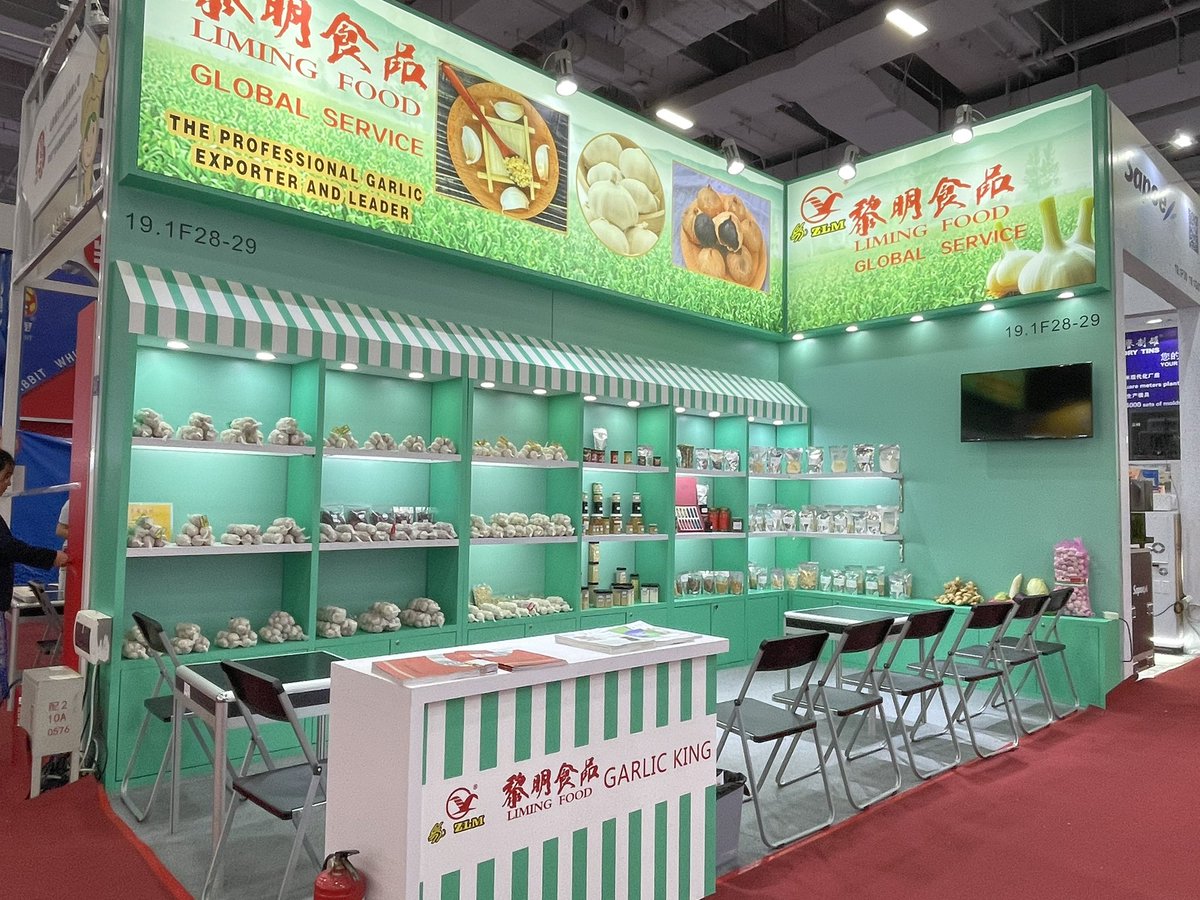 ChinaGarlic33's tweet photo. Last week--Canton Fair--Liming Food--Your garlic supplier
Whatsapp: +8617327650397 Email:theresa@limingro.com
#freshgarlic #garlic #garlicflakes #garlicpowder #garlicinbrine #blackgarlic https://t.co/ltBUO2ffG0