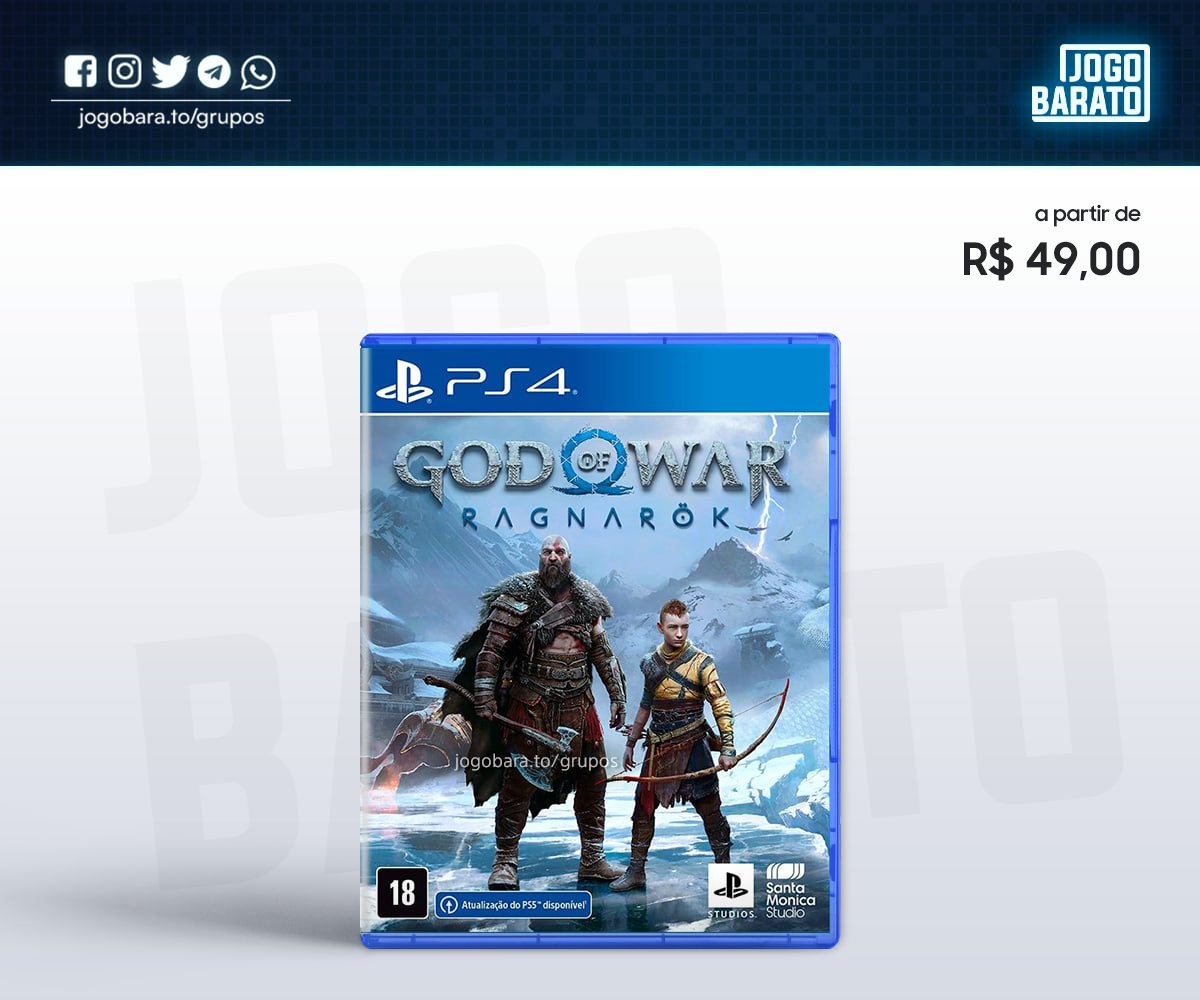 Jogo God Of War Ragnarok PS4