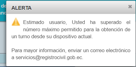 Genissuarez's tweet photo. @RCivil_Zona6 @RegistroCivilec @PesantezOchoa Disculpe, por favor me podría ayudar? al momento de agendar el cupo para el pasaporte me indica esto y no me deja agendar. Ya probé de varios dispositivos y aun me es imposible establecer una cita. ya esta todo el pago cancelado. https://t.co/MlZkTeXcbE