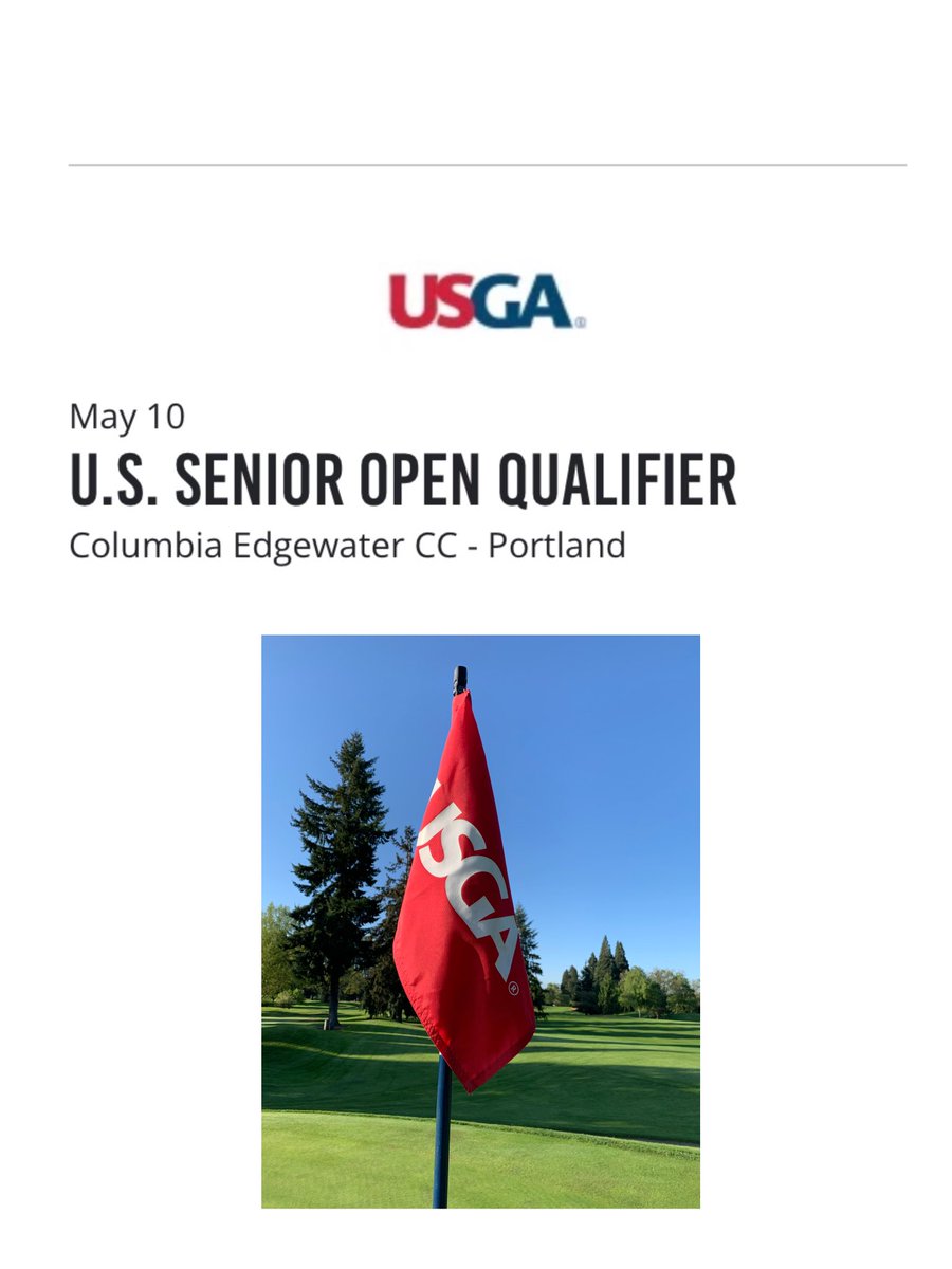 Nice day in Portland for the U.S. Senior Open qualifier 

@OregonGA