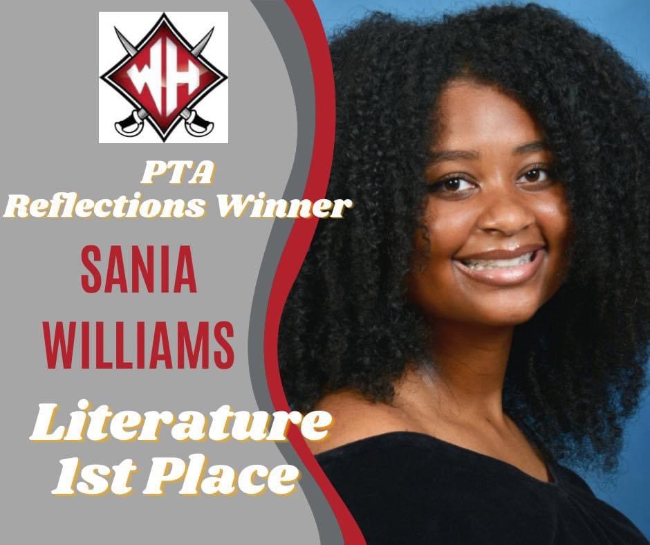 Wade Hampton High on Twitter "We’re proud of Sania Williams ‘23a PTA