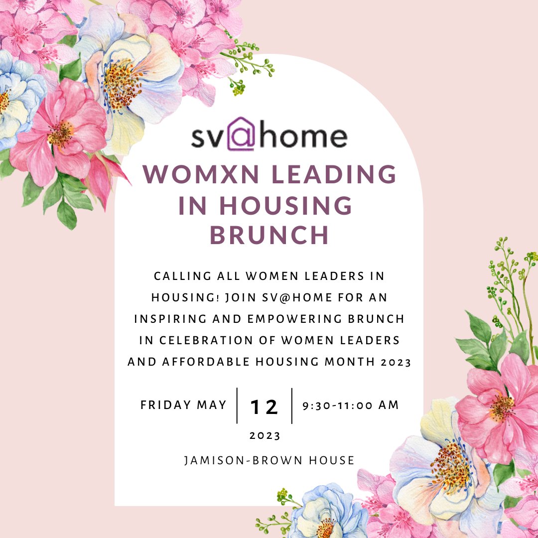 Tix are closing soon for the Womxn Leading in Housing Brunch this Friday to celebrate women in housing and affordable housing month with speakers Dr. Tiffany Manuel and Maria Noel Fernandez. Thank you for having us as co-hosts @SVatHome! Get your tix here buff.ly/3puo3g2