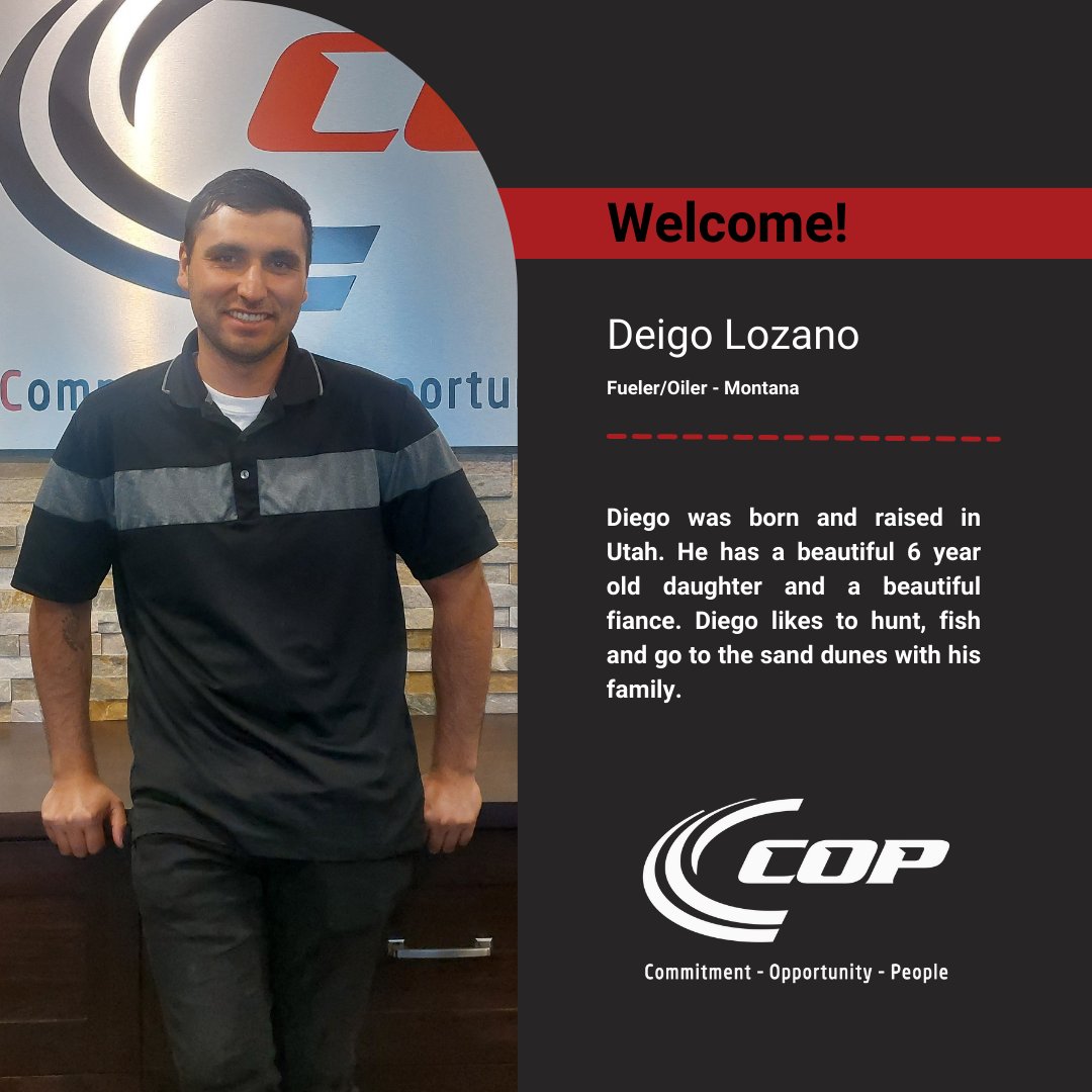 Welcome to the team Diego!
#WeAreCOP #COPfamily #COPlife #COPconstruction #constructioncareers #careersinconstruction