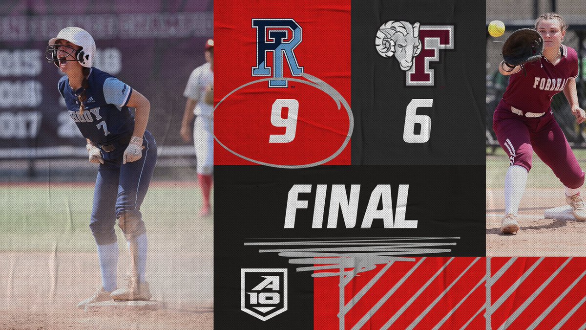 For the first time in over two decades, <a href="/RhodySoftball/">Rhode Island Softball</a> can record a W in postseason play, as the Rams manage to dispatch defending champion <a href="/FordhamSoftball/">Fordham Softball</a> in a back-and-forth #A10SB Championship elimination clash!