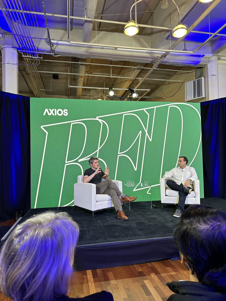 garydempsey1's tweet photo. I’m here at the @axios BFD conference in San Francisco. 
An amazing line up of speakers for the afternoon - first up  @collision and @danprimack #AxiosBFD https://t.co/u1Np3EKNuX
