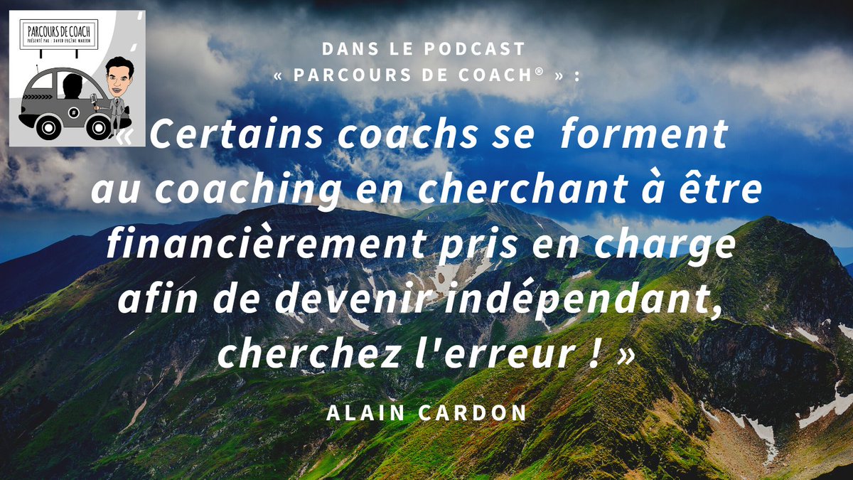 Parcours2Coach's tweet photo. Dans le 28ème « Parcours de Coach® », le coach et superviseur Alain CARDON nous partage sa vision du coaching.

Écoutez l'épisode : https://t.co/l5vu9w12sO

#LeMédiaDesCoachs #Coaching https://t.co/kh50txwCEi