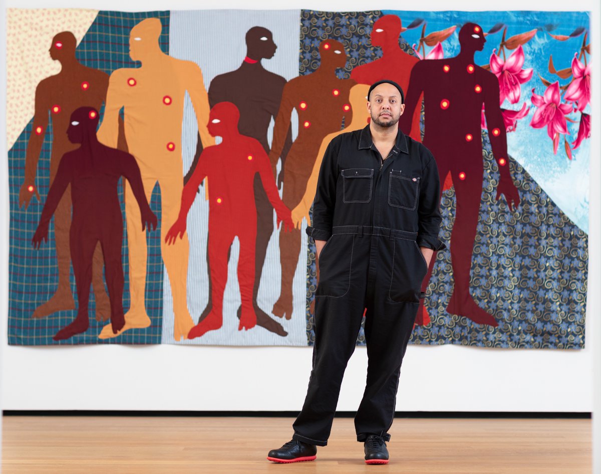 ngadc's tweet photo. Why does art matter?

Artist Christopher Myers considers what it really means to matter. The idea for his tapestry “What Does It Mean to Matter” came to him while discussing the Black Lives Matter movement. It struck him that, too often, “we matter in our pain.” https://t.co/lbiWjmY7Ef