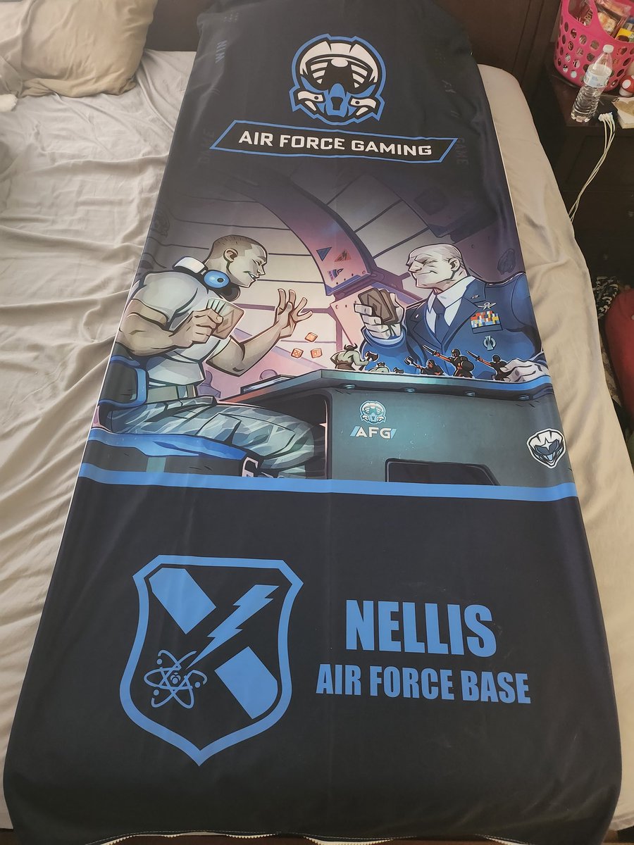 AerialApostle's tweet photo. After a long and weird day at work, it was pretty cool coming home to our new @AirForceGaming banner. Times like these where I'm glad I'm a Base Ambassador #FlyGameWin https://t.co/XvNmjOhuej