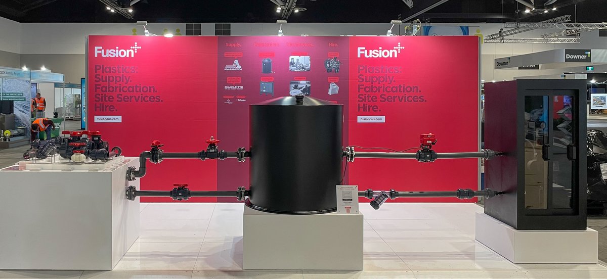 FusionAus's tweet photo. 🌟 Don't miss out on the remaining two days to visit Fusion at the #Ozwater Expo, stand C29 in the ICC building, Darling Harbour. Discover our durable and long-lasting products that are built to stand the test of time from Asahi, Charlotte and more. See you there! 💧🚀✨ https://t.co/gDeWk8rDD3