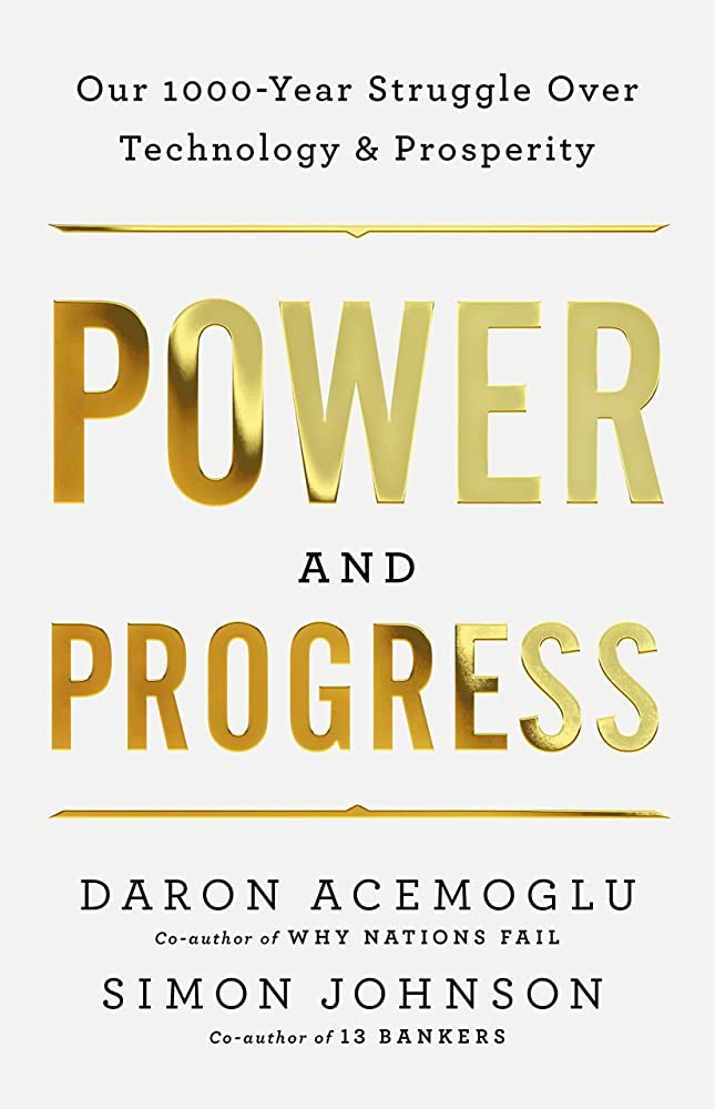 🚨🎙️#PowerAndProgress is poised to revolutionize our view of technological progress.  

I talked with @baselinescene about how examining history can guide us in creating technology that benefits the majority.

Listen to our conversation:

Youtube: youtube.com/watch?v=Lhen5d…