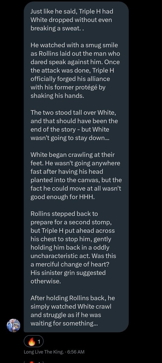 TheRingOfImpact's tweet photo. @THEBLADERVNNER not accepting @CerebralMonarch offered, lead Jay White to something bad...

A man has attacked Jay White from behind, before revealing himself... @AdoptedAVision! Not only him, someone else also attacked a falling Jay... the 3 now standing tall in the ring! https://t.co/VGCirH93ab