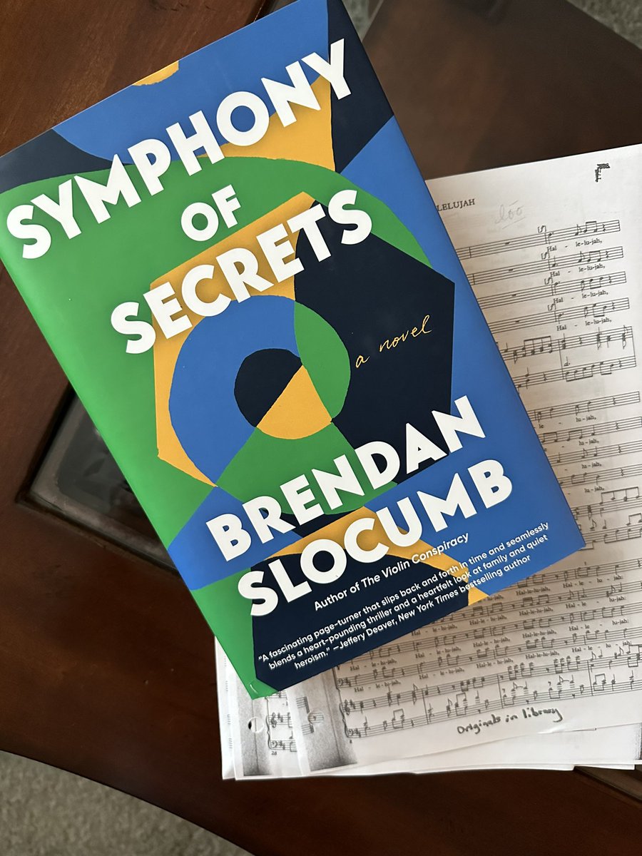 OnDBookshelf's tweet photo. My review of Symphony of Secrets by @Brendan_slocumb : https://t.co/oKtFqdU3l7 https://t.co/gBk8JghADz