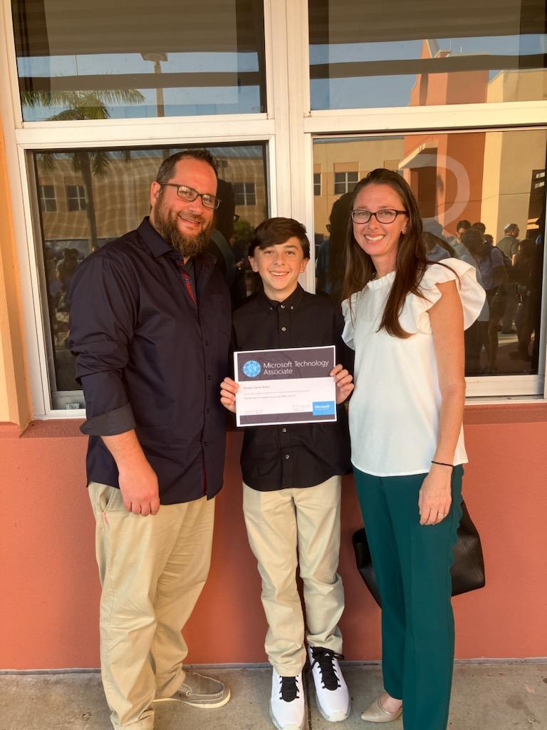 Beyond proud of Brooks. 8th grade awards. Getting ready to tackle high school.