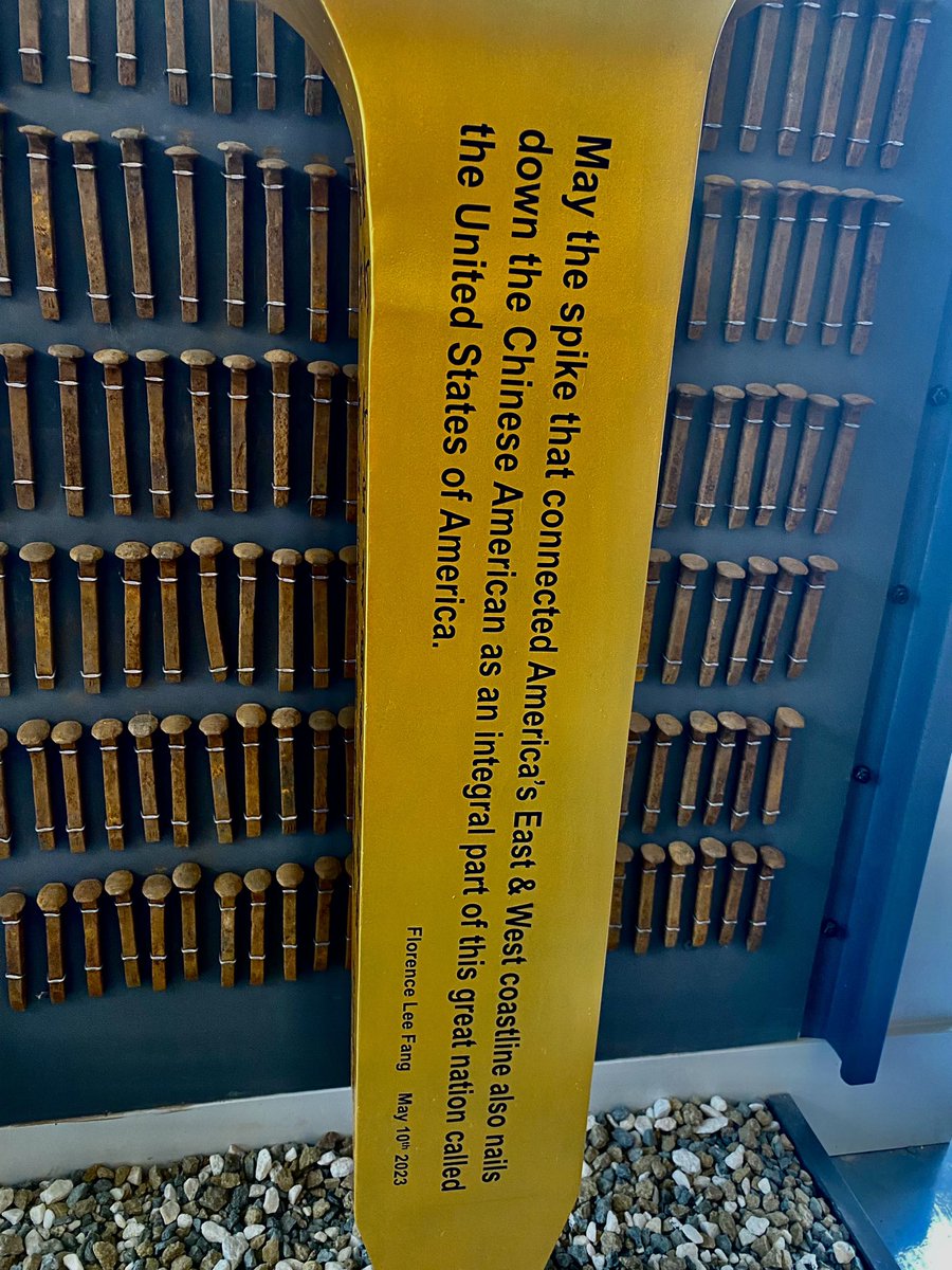 SuzannePhan's tweet photo. TODAY: Chinese Railroad Workers History Center opens in #SF Chinatown to honor efforts of 1000s of laborers on transcontinental railroad. 
Story at 4:55pm on @abc7newsbayarea 
#AAPI #AAPIHistory #AAPIHeritageMonth #abc7newsbayarea https://t.co/4eq2jb9oAH