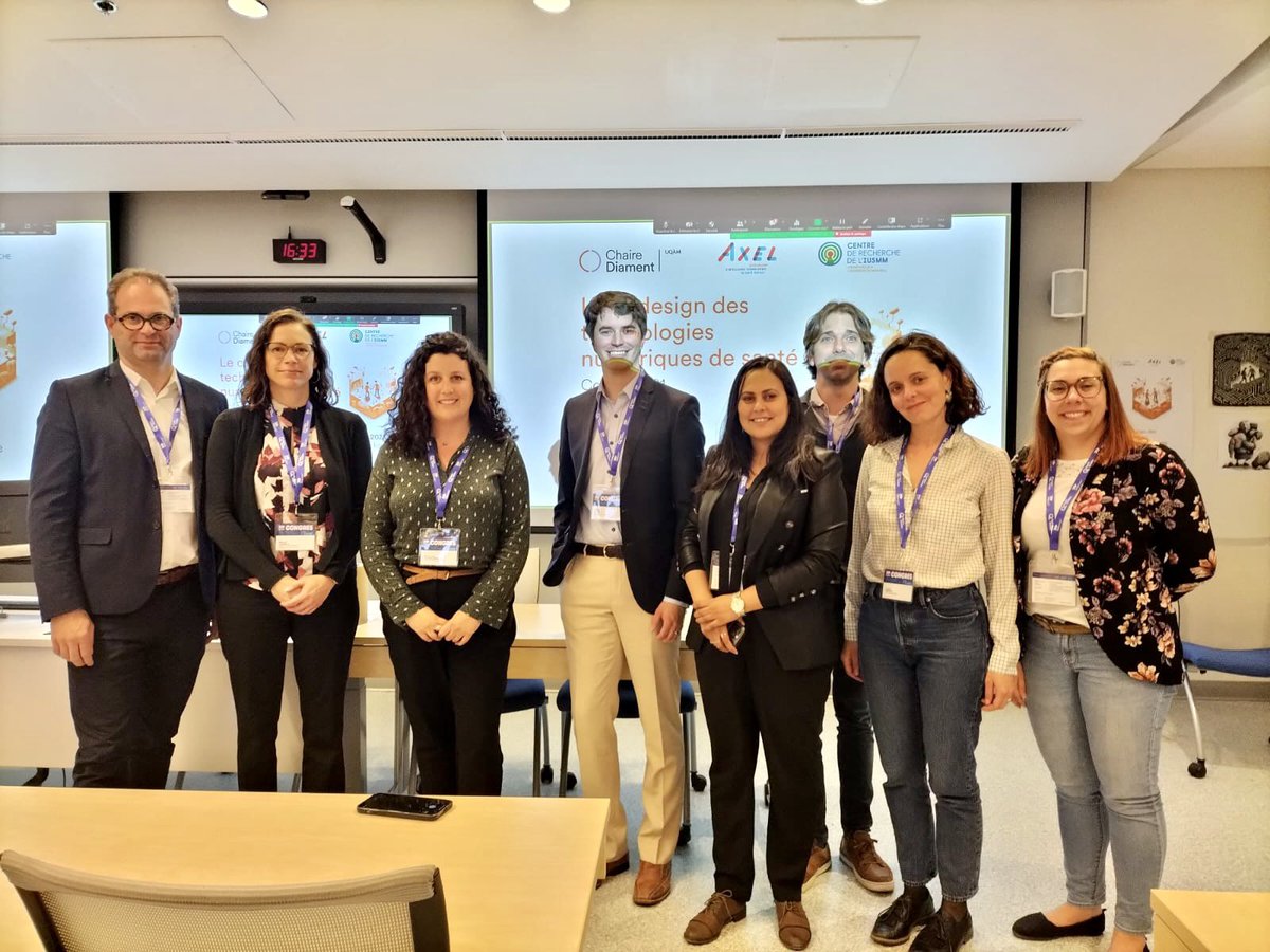 Très belle première journée pour notre colloque-événement sur le codesign des technologies numériques de santé à l’<a href="/_Acfas/">Acfas</a>  

<a href="/ciusss_estmtl/">CIUSSS Est Montréal</a> 
<a href="/ecoledesignuqam/">École de design de l'UQAM</a> 
@uqam