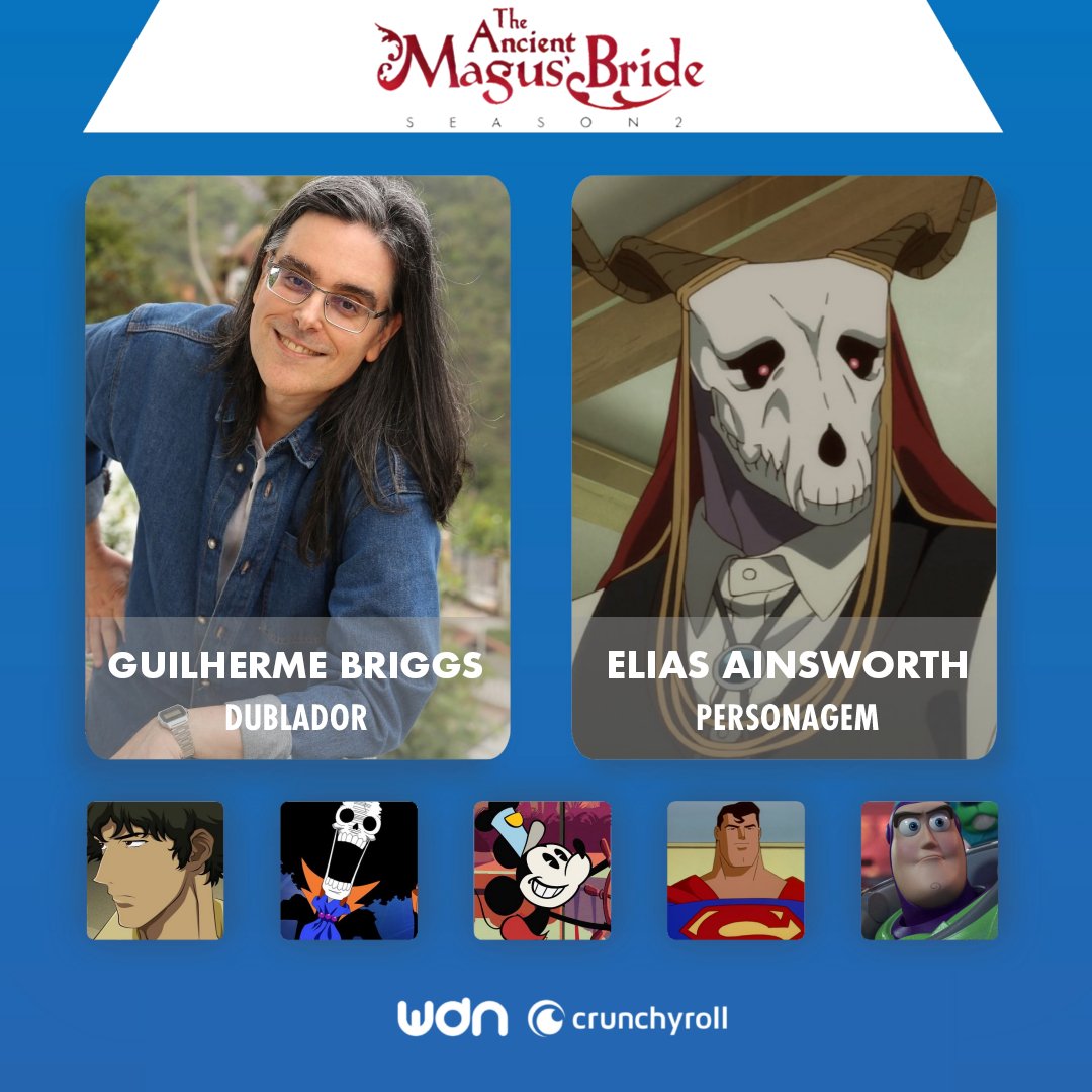 The Ancient Magus' Bride - Prévia Dublada, Um pouquinho da voz do  Guilherme Briggs como Elias para vocês! 🇧🇷, By Crunchyroll.pt