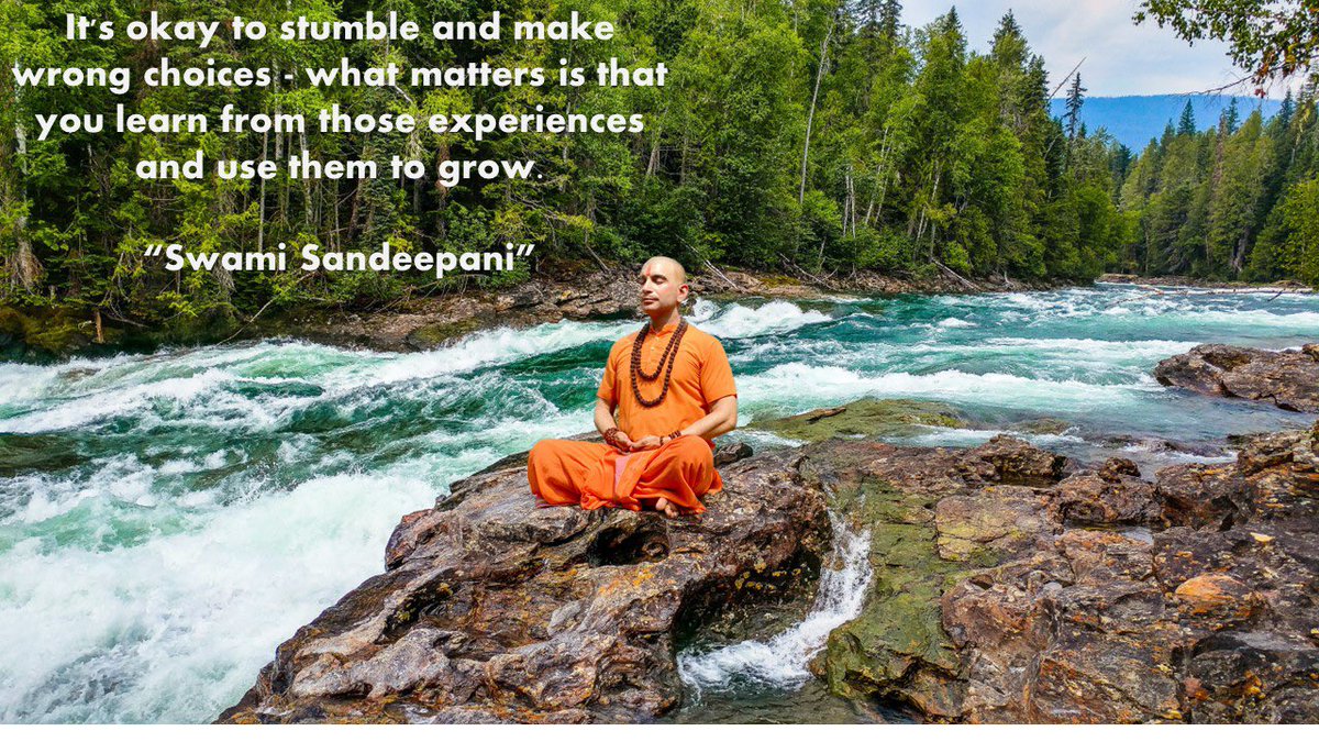 swamisandeepani's tweet image. Living a righteous life ! can mean different things to different people, but some common principles include treating others with kindness, compassion and respect, being honest and truthful, helping those in need, and striving to become the best version of oneself on your journey…