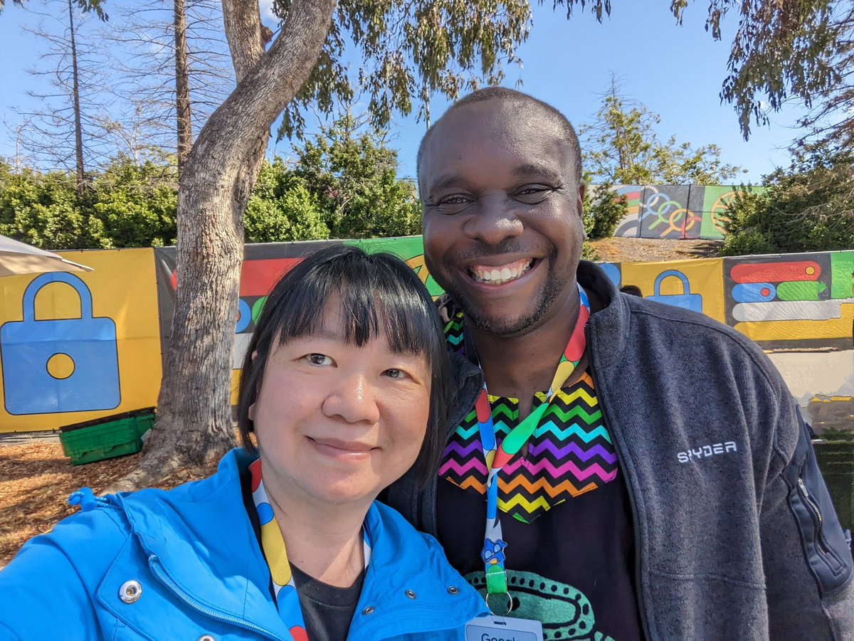margaretmz's tweet image. Nice to meet you in person @aniediudo at #GoogleIO2023! #GoogleIO