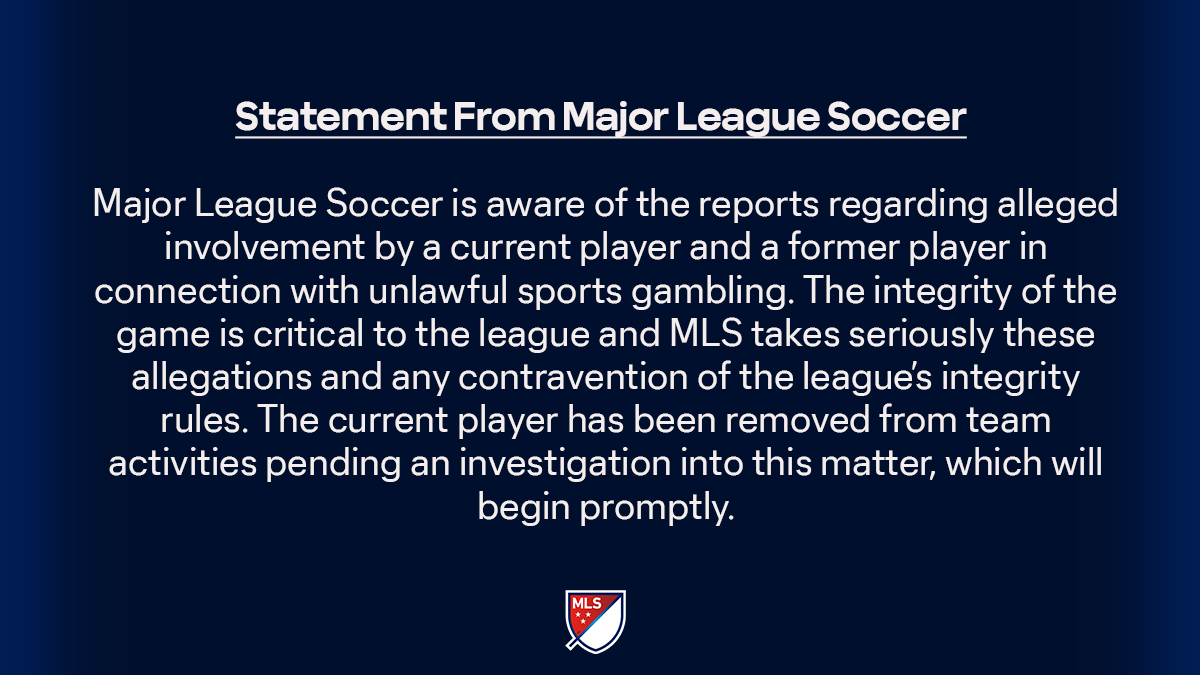 MLS_PR's tweet photo. A statement from Major League Soccer. https://t.co/7oZKKRqitV