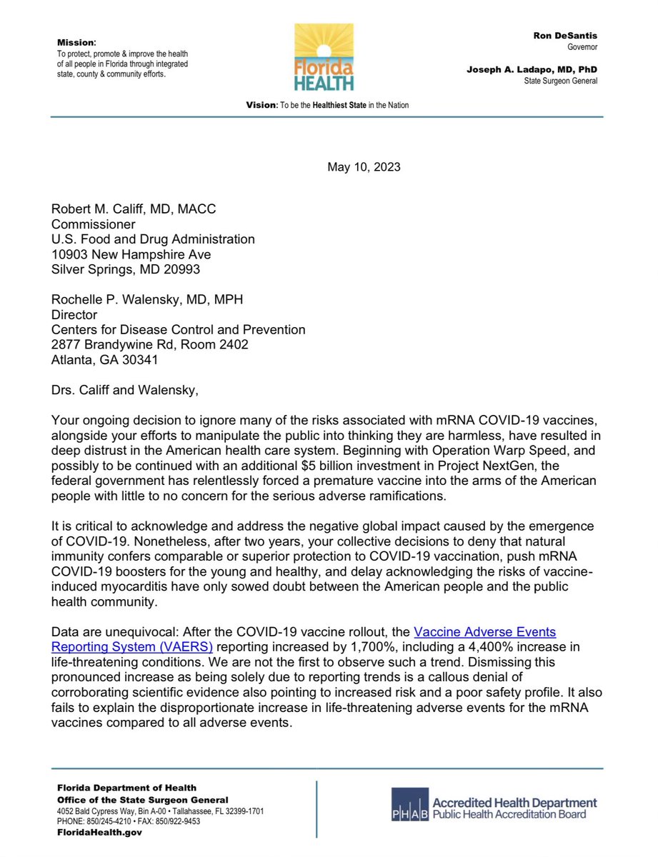 FLSurgeonGen's tweet image. When I asked the feds for more honesty and transparency around COVID-19 vaccine data, they replied with a word salad of pandering and gaslighting. 🙄 Here’s my response. Let’s try again, @CDCgov @US_FDA.