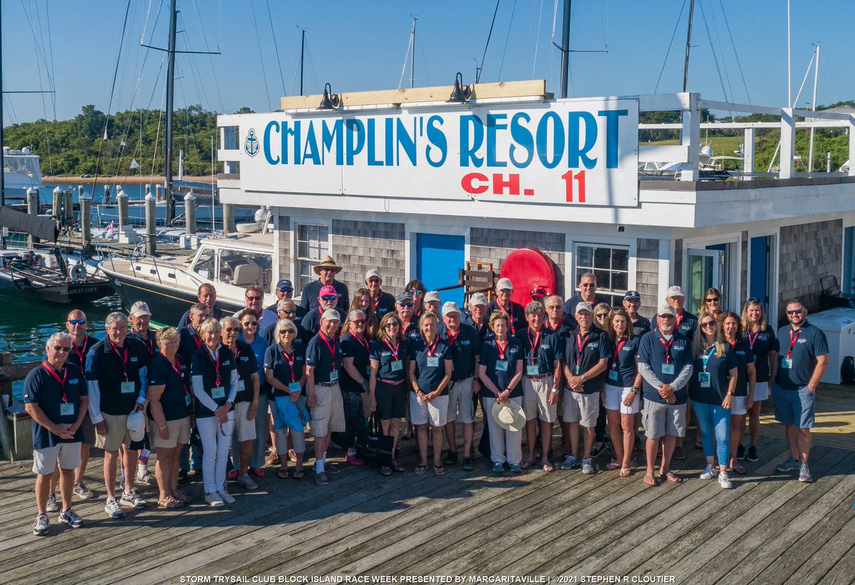 BIRaceWeek's tweet photo. Block Island Race Week does not happen without an amazing behind the scenes crew. This incredible group rocked the 2021 race. Looking forward to making the magic happen again NEXT month!
📸: @BlockIslandSteve
#BlockIslandRaceWeek #BIRW #StormTrysailClub @champlinsresort https://t.co/2DsmkYNa8m
