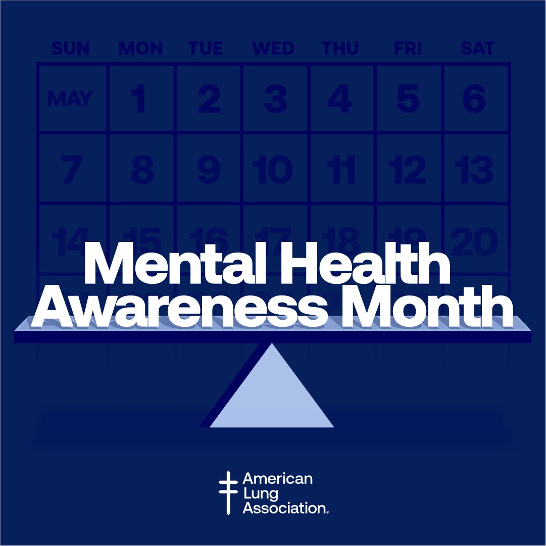 Tobacco use can worsen #anxiety and depression. This #MentalHealthAwarenessMonth let's prioritize our well-being and spread awareness about the negative impacts of smoking on #mentalhealth. Learn how here: on.lung.org/3zMxUzz 🌬️ 🌬️