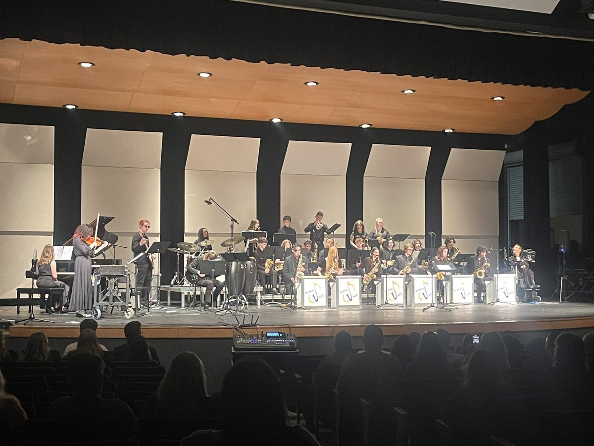 Enjoying a little jazz this evening! #bosproud