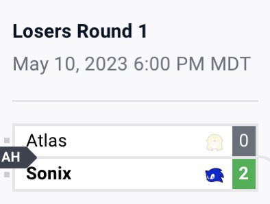 Ty/Atlas on Twitter: "Losers r1 of top 96 cause he DQed out of winners 😀"