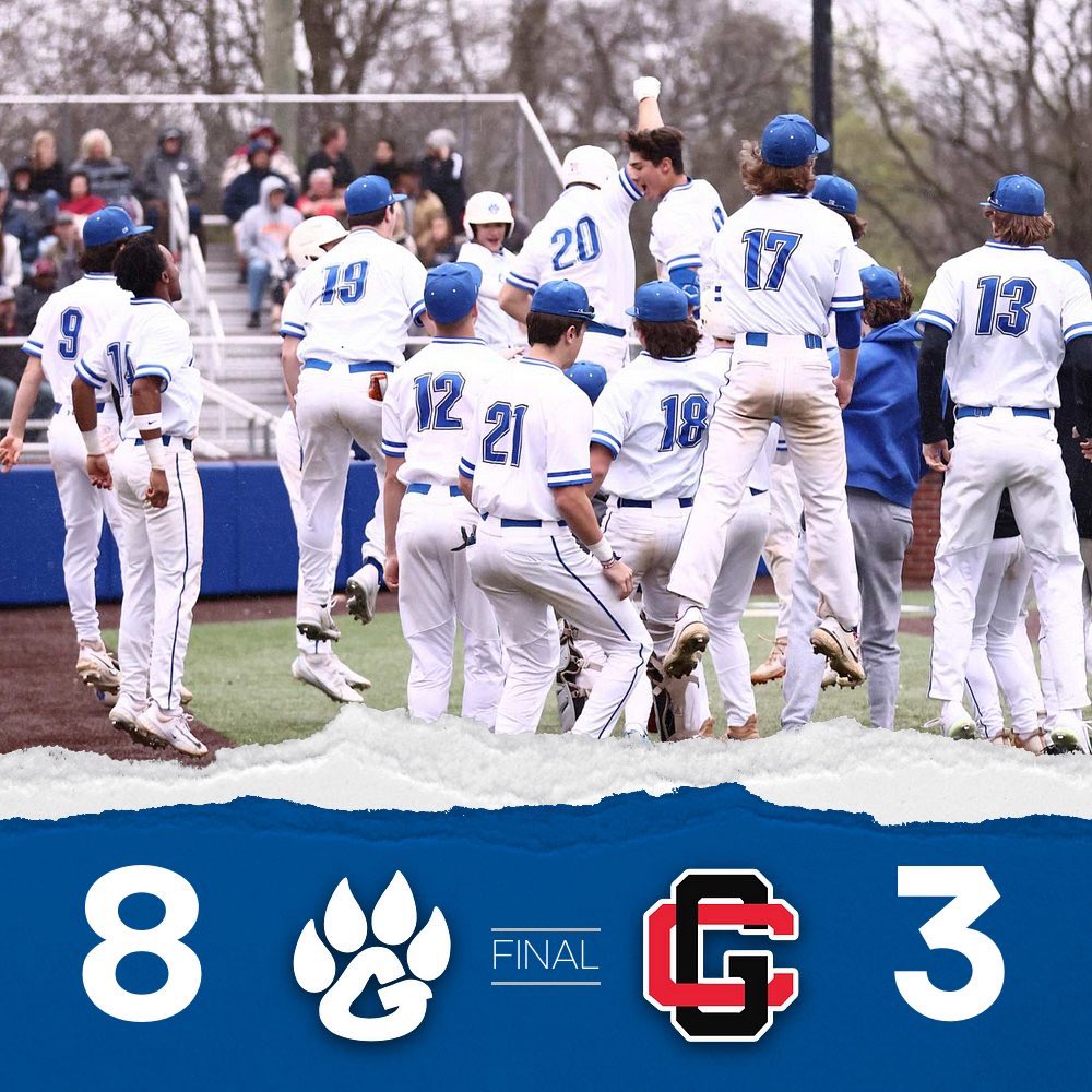 FINAL: Cougars 8, Grace 3. #GoCougars #CS