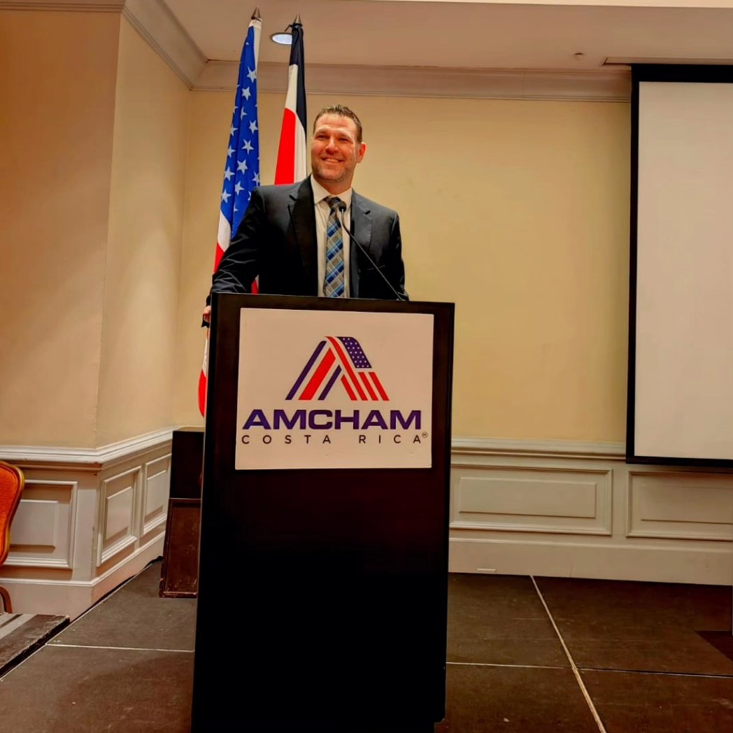 danielsuchar's tweet photo. Perspectivas económicas para el mundo por parte de Adriana Rodríguez y para Costa Rica por parte del presidente del Banco Central Don Roger Madrigal
✅ AmCham Costa Rica
📍Hotel Intercontinental, San José
#Amcham #SomosAmcham #AmChamCR https://t.co/c6uKKdI7mY
