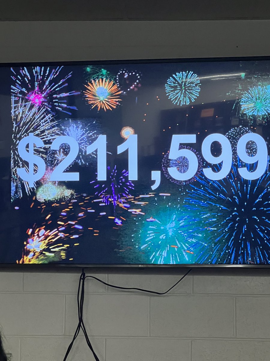 What an unbelievable amount! Thank you, Chippewa Falls community and beyond, for your support! Grateful to work in this community!
#MightyCardinals